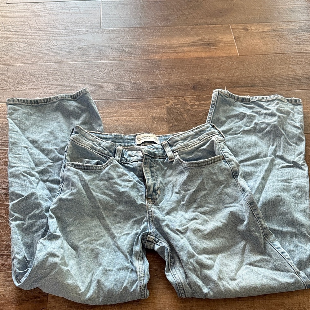 Abercrombie Kids Blue High Rise Jeans